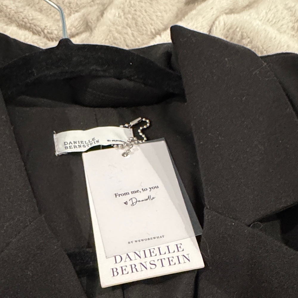 DANIELLE BERNSTEIN Black Long Sleeve Dress - Picture 2 of 4